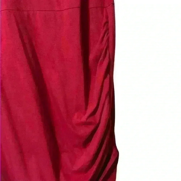 Sucrafas Deep Red Stretch Bodycon Dress – Size XL - Picture 3 of 4